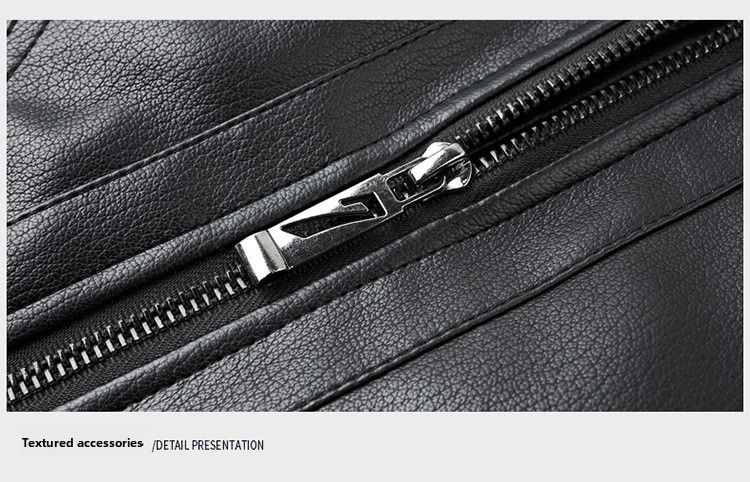 Giacca invernale da uomo Haining 2025 con cappuccio corto, casual, in pelle e pelliccia, integrata, ispessita_voghion.com