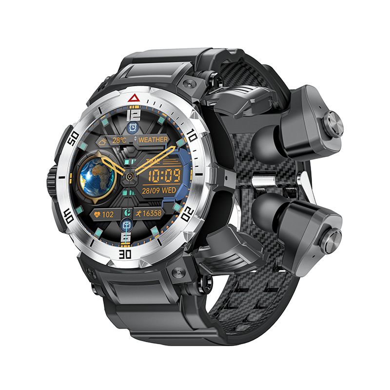 New GT100pro 2-in-1 Bluetooth Call NFC Multi Sport Health Monitoring Smartwatch_voghion.com