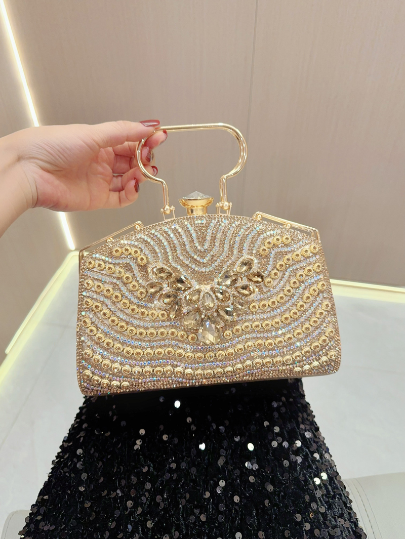 borse, borse con intarsi di celebrità, borsa a tracolla con strass_voghion.com