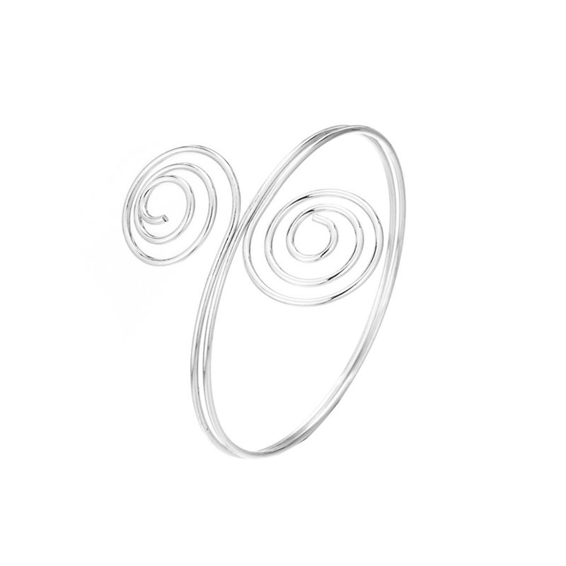 Braccialetto alla moda con personalità multistrato a spirale punk esagerato e molto venduto_voghion.com