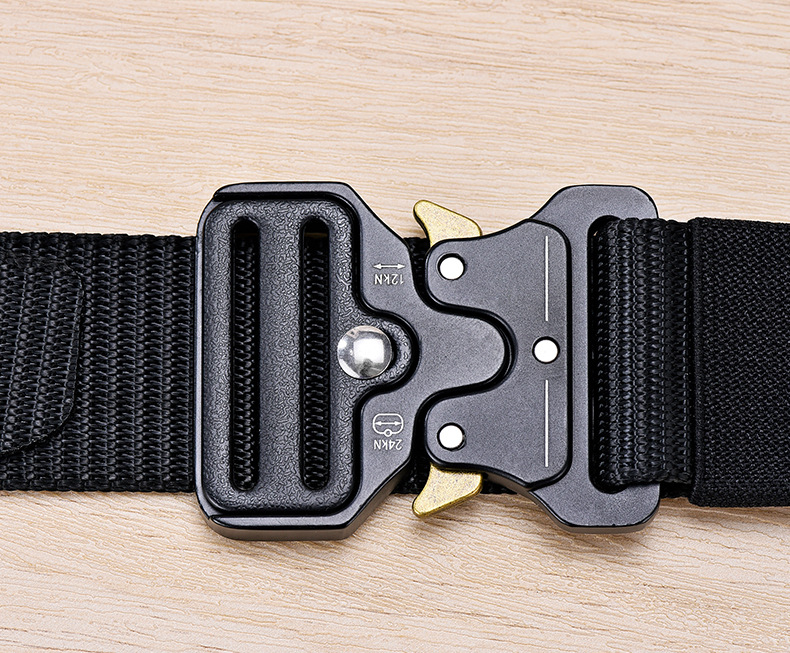 Men's Belts Men's Tactical Belt Cobra Functional Outdoor Nylon Buckle Belt Alloy Buckle Men's Canvas Overalls Belt_voghion.com