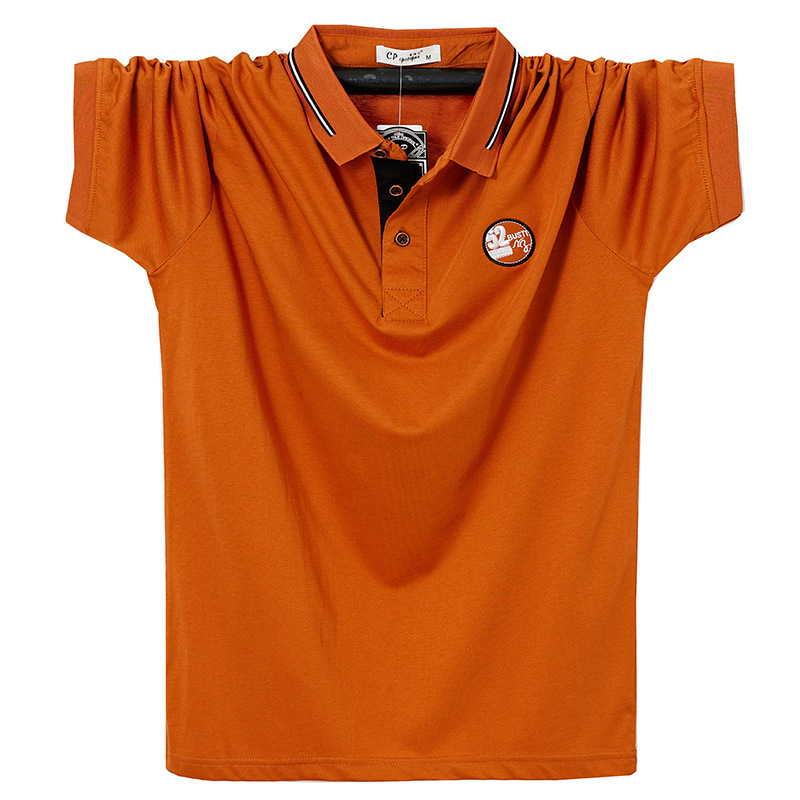 2022 Neues Sommerkleid plus dickes kurzärmeliges T-Shirt für Herren im Großhandel, 8 Farben, Poloshirt, vereinfachtes Geschäftskleid 2255_voghion.com