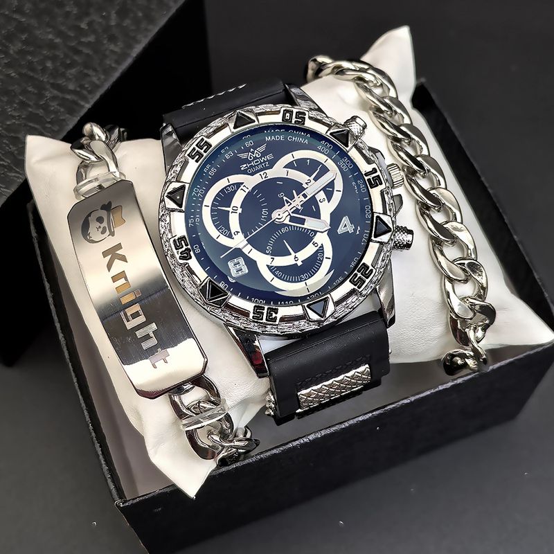 Men's Watch Set Men's Business Watch Non Mechanical Watch High End Design Quartz Movement Men's Watch Set Wristwatch_voghion.com
