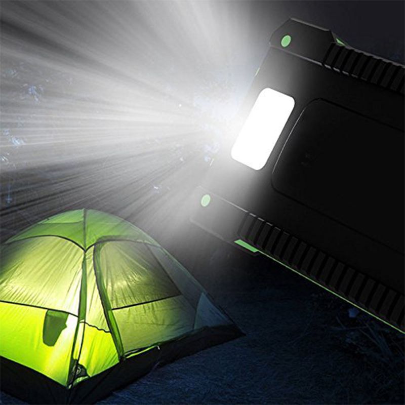 20000 MAh Solar Power Bank 2 USB Portable Charger Fast Charging Powerbank For IPhone Samsung Huawei Xiaomi External_voghion.com
