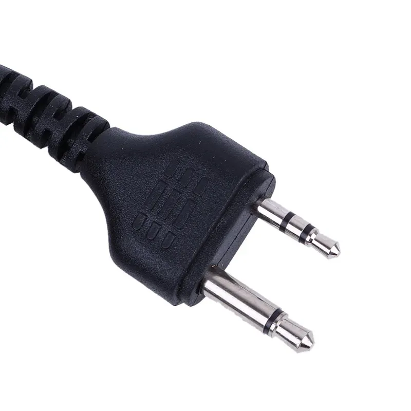 Hochwertiger 2-Pin-PTT-Ohrbügel-Kopfhörer mit Mikrofon für MIDLAND Walkie-Talkies G6/G7/G8 R8T6_voghion.com