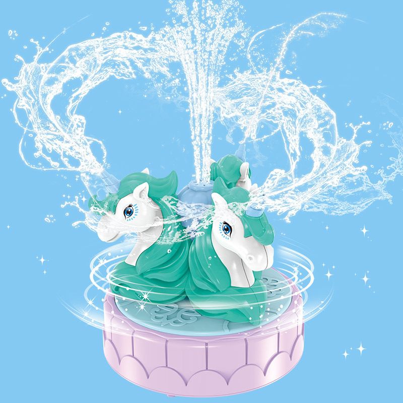 Outdoor sprinkler toy Rotatable cartoon shape Children's lawn water spray toy_voghion.com