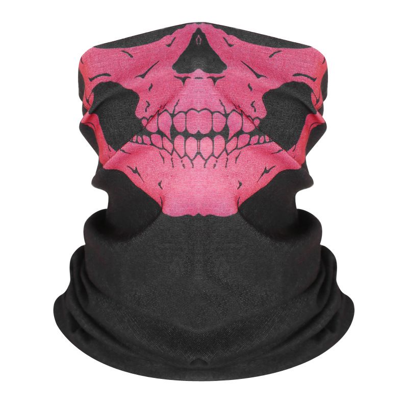 LazyZoom Men Motorcycle Riding Mask Full Outdoor Sun Protection Windproof Dustproof Quick-Dry 3D Helmet Head Cover Neck Gaiter_voghion.com