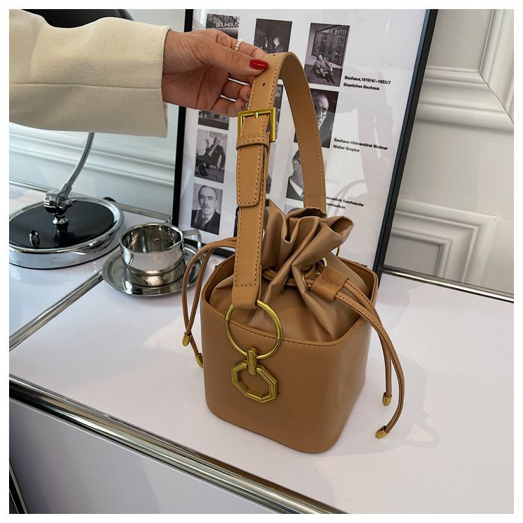 Borsa a secchiello da donna, borse retrò popolari, borse da donna, borsa a tracolla, borsa a secchiello portatile_voghion.com