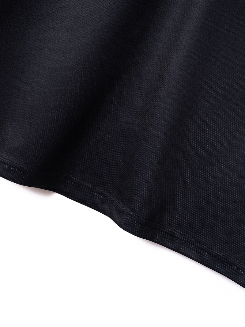 Polo sportiva da uomo con bottoni a righe color block francese, estate 2024_voghion.com