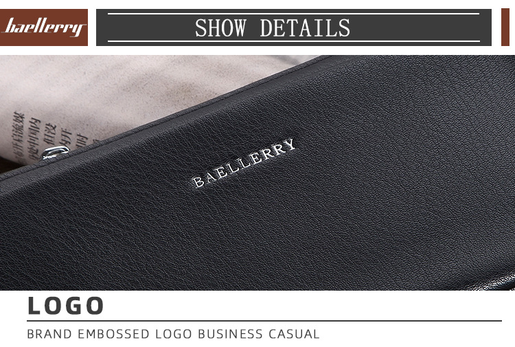 Wallet men's long baellerry large capacity zipper clutch simple zipper handbag hot sale_voghion.com