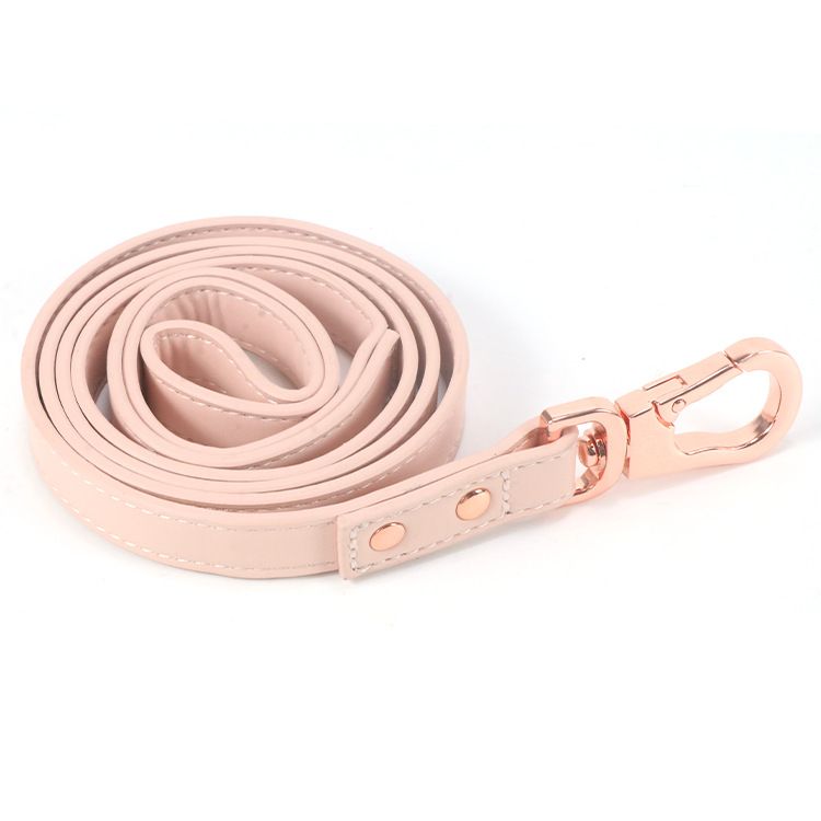 Dog Waterproof PU Pet Leash Set For Small Medium Large Dogs Walking Rope Neck Ring Collar_voghion.com