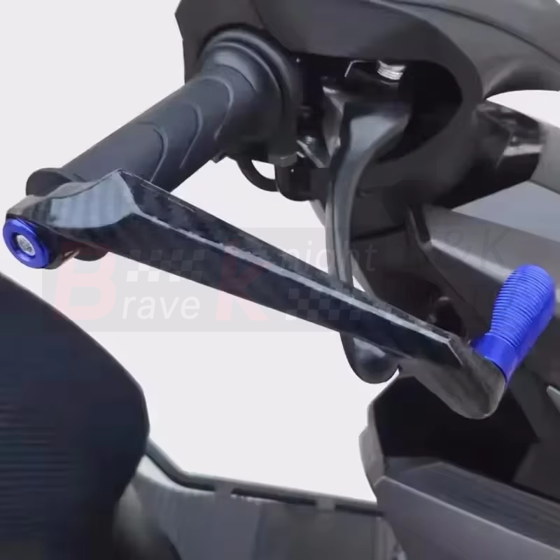 2 PCS/Set CNC Motorcycle Brake Clutch Levers Guard Protector Modification Anti-Fall Horn Brakes Hand Guard Bow Protection Rod_voghion.com