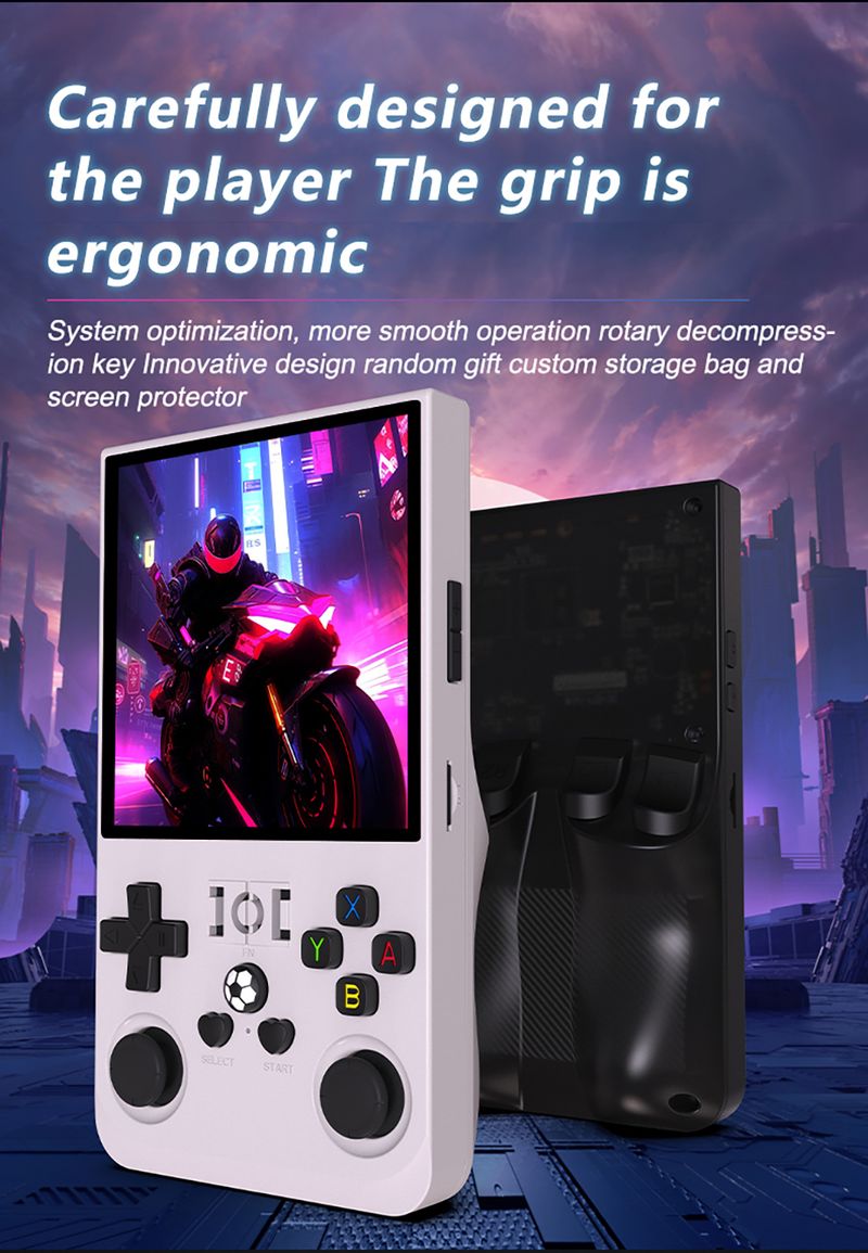 L R36 4-inch Screen 64g Classic Portable Handheld Console, Suitable For PSP R36S Game Console_voghion.com