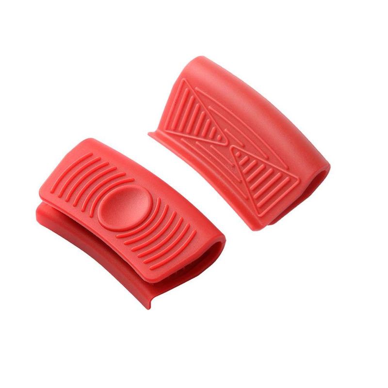 3er-Set Silikon-Ofenhandschuhe mit Hitzeisolierung, Topflappen, Topfgriffen und Anti-Heiß-Topfclips – Küchenhelfer und Zubehör_voghion.com