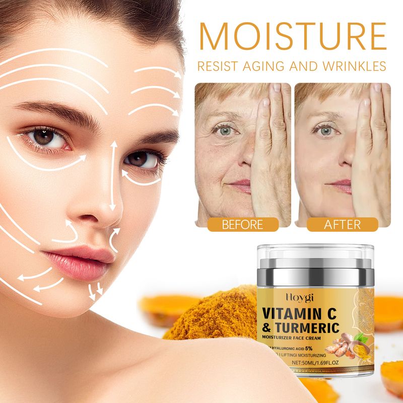 Hoygi Moisturizer Face Cream, Fade Out Fine Lines Bright Skin Firming Shine White Skin Anti-Wrinkle Cream_voghion.com