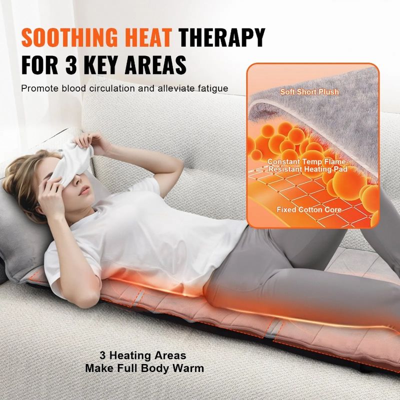 FullBody Pad Cushion 3 Vibrating Cushion Massage Massage 10 With Motor Vibration And Modes 5 Massage Heat Heating Mat Intensit_voghion.com