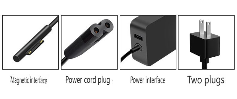 102 W magnetisches Netzteil, geeignet für Microsoft Surface Pro 3/4 – 15 V 6,33 A Schnellladegerät_voghion.com