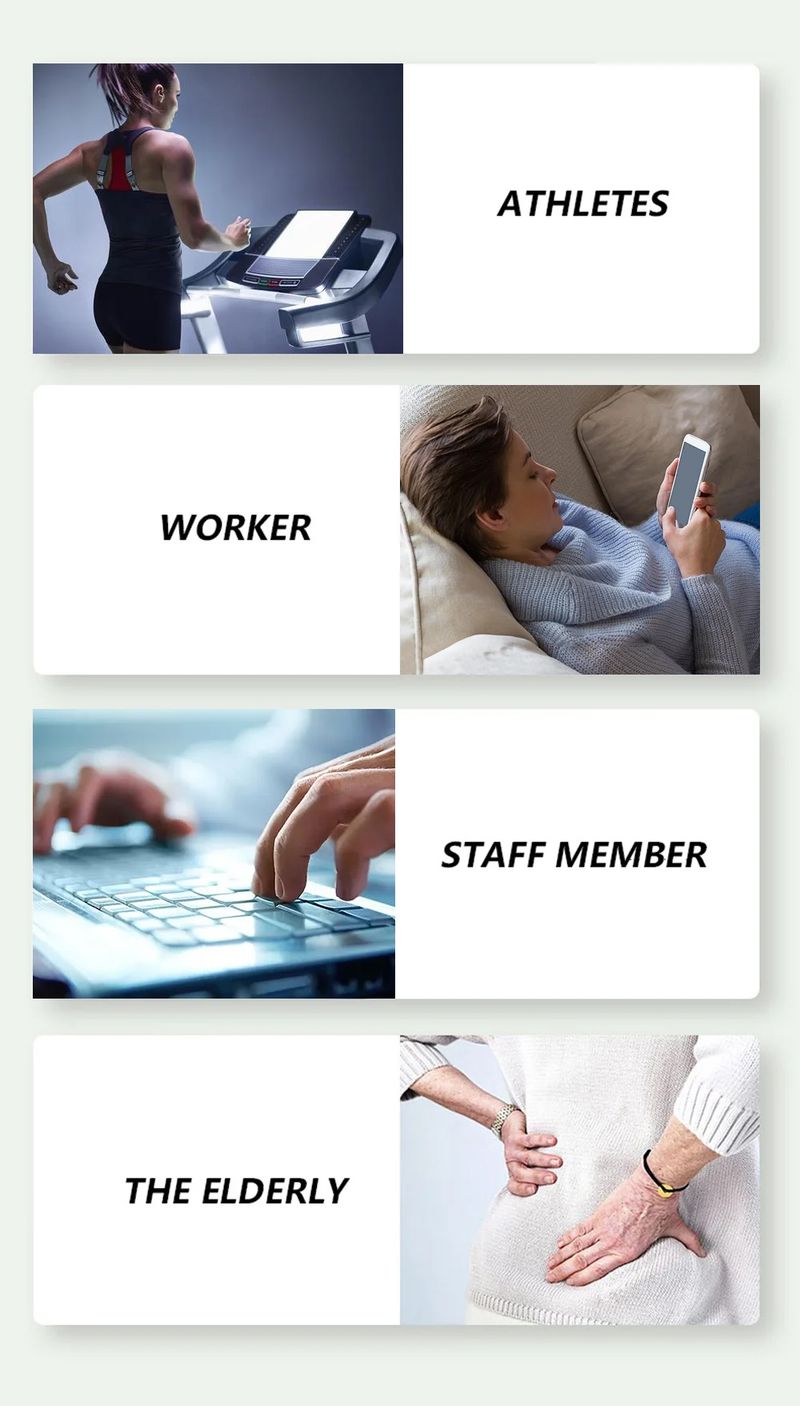 Bärbar fasciavibrationsmassagepistol för kropp, nacke, rygg, djup muskelavslappning, bantning med ett huvud_voghion.com