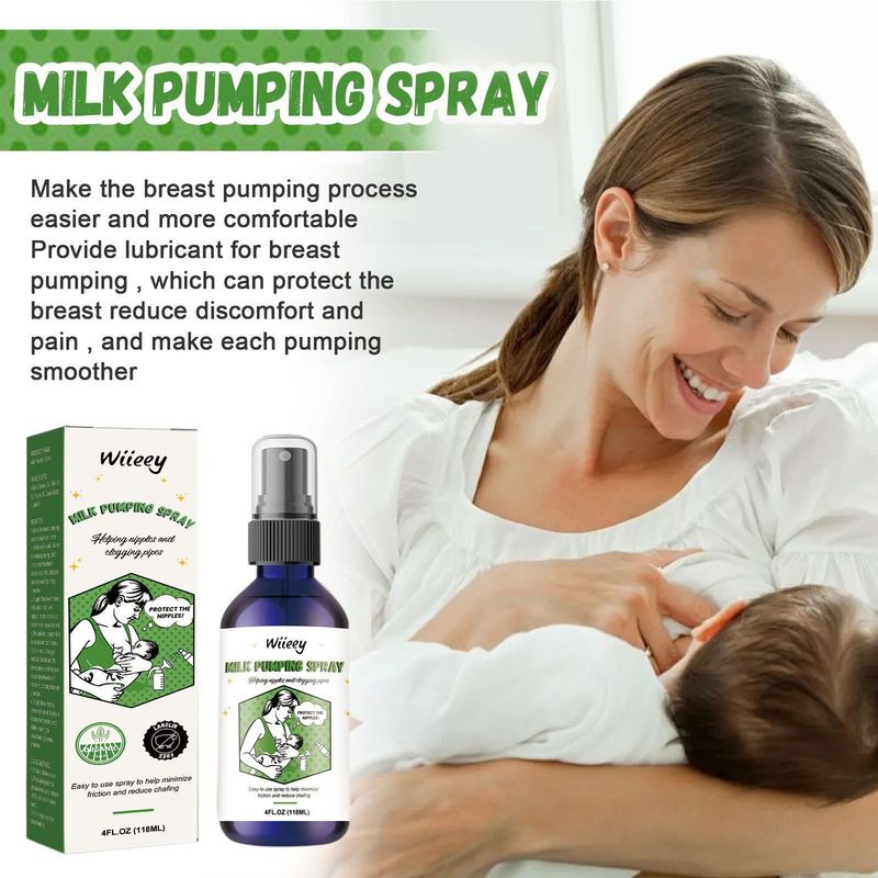 Wiieey Repairs And Moisturizes Skin Breastfeeding Breast Care Spray_voghion.com