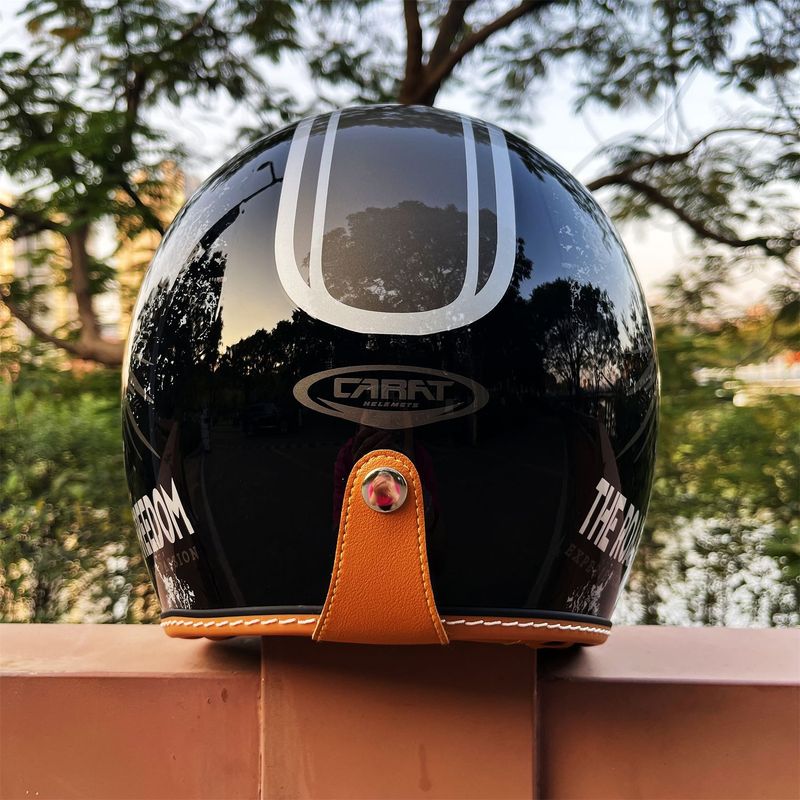 Nuovo casco da moto 3/4 certificato DOT 3C per veicoli elettrici con lente integrata C500_voghion.com