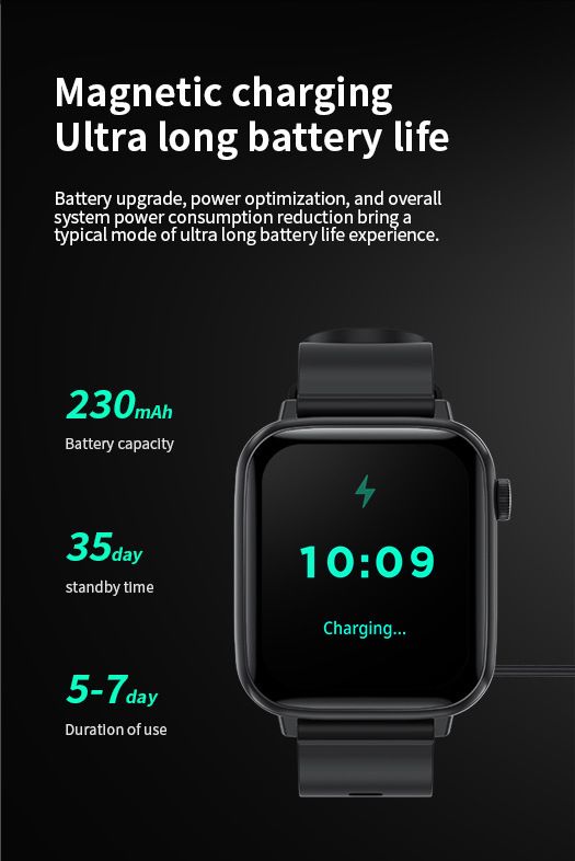 X12 Smart Watch 1.83 Large Screen Heart Rate Blood Pressure Monitoring Health Sports Bracelet_voghion.com
