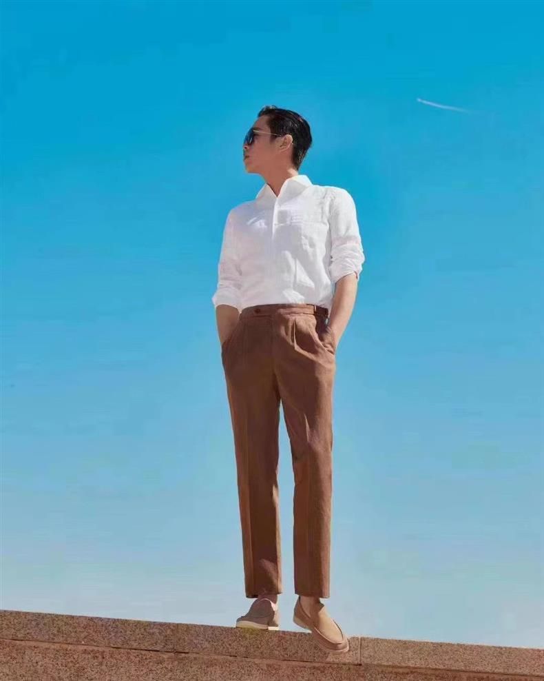 High End Version 2025Lp Suede Loafers Men, One Foot Leather Single Shoes With Soft Sole For Comfortable Driving_voghion.com