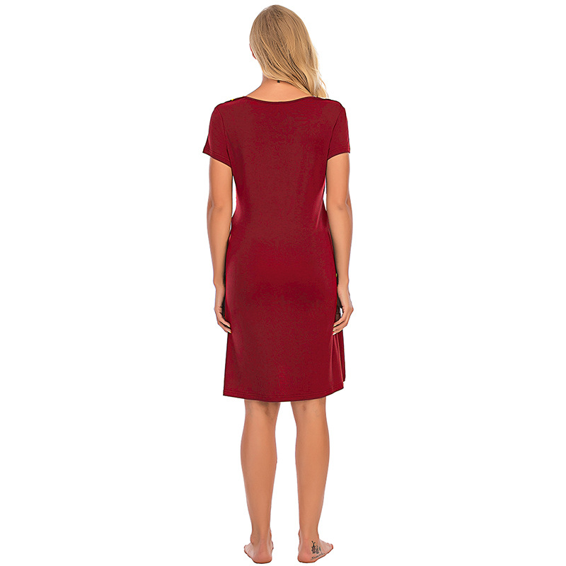 Pigiami da donna in pizzo, vestiti per la casa, camicia da notte, vestiti casual e comodi per la casa_voghion.com