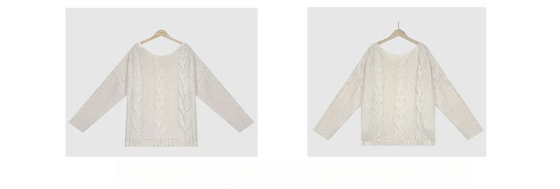 Lockerer Strickpullover mit V-Ausschnitt und Thousand Bird Grid-Muster, ärmellose Weste_voghion.com