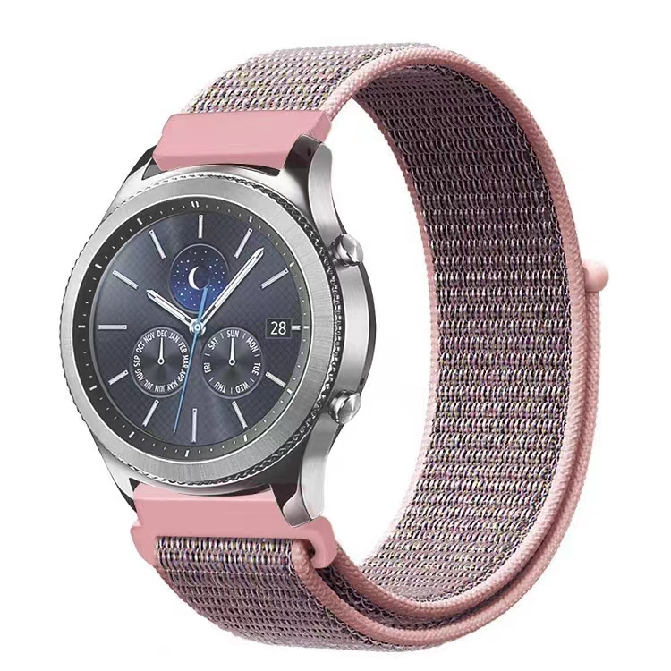 Cinturino in nylon per orologio Samsung Galaxy 3 4 5 Pro Gear S3 Amazfit GTR 3/4 Nuovo cinturino facile da regolare per orologio Huawei GT 2/3 Pro_voghion.com