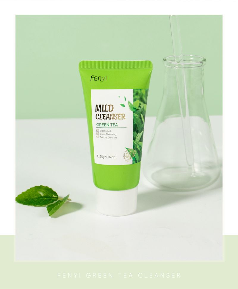 FENYI Green Tea Facial Cleanser 50g Hydrating Cleanser_voghion.com