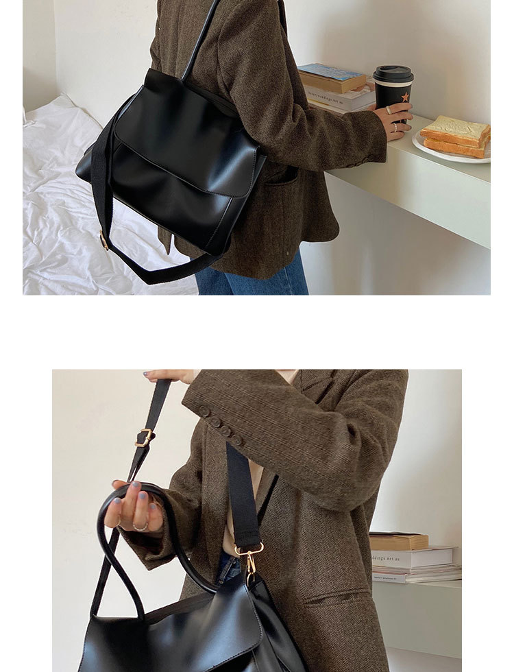 Borsa di grande capacità, Autunno e inverno, Nuovo stile alla moda ed elegante, Valigetta semplice e retrò, Design di nicchia femminile, Borsa a tracolla con una spalla_voghion.com
