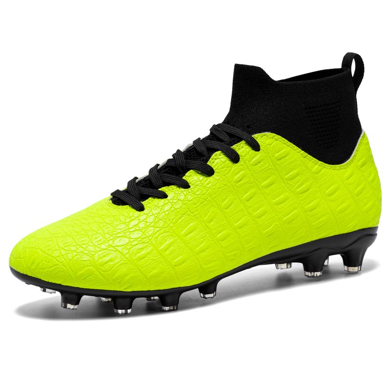 Grenzüberschreitende große High-Top-Fußballschuhe für Männer und Frauen mit langen Nägeln und Kunstrasen für professionelle Spieltrainings_voghion.com
