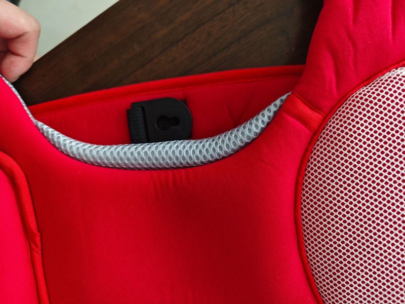 Mother & Kids Cybee Baby Carrier With Waist Stool, Large Breathable Pockets, Ergonomic Design For 0-3 Years, Max 20kg, Red/Blue (Color Options)_voghion.com