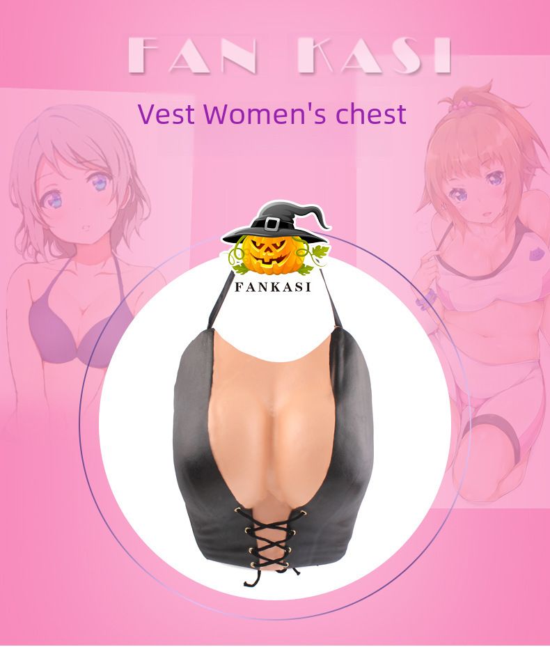 Wedding Wedding Catgirl EVA Simulation Chest Best Man Game Masquerade Show Funny Trick_voghion.com