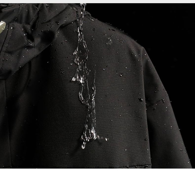 Snowboarding With Hood For Women, Bright Color, Waterproof, Warm, Fleece-Lined, Thickened Coat, Mountaineering Jacket_voghion.com