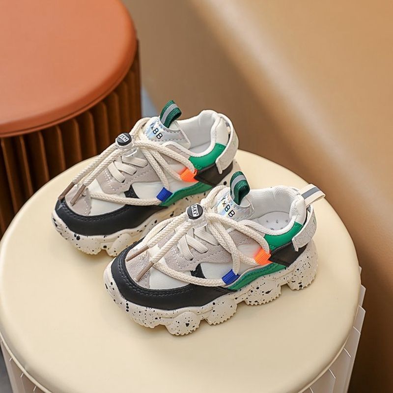 SHLIANG Maat 21-30 Baby Peuter Schoenen Voor Jongens Meisjes Ademende Kinderen Casual Schoenen Sneakers Antislip Kinderen Sportschoenen Tenis S056B_voghion.com