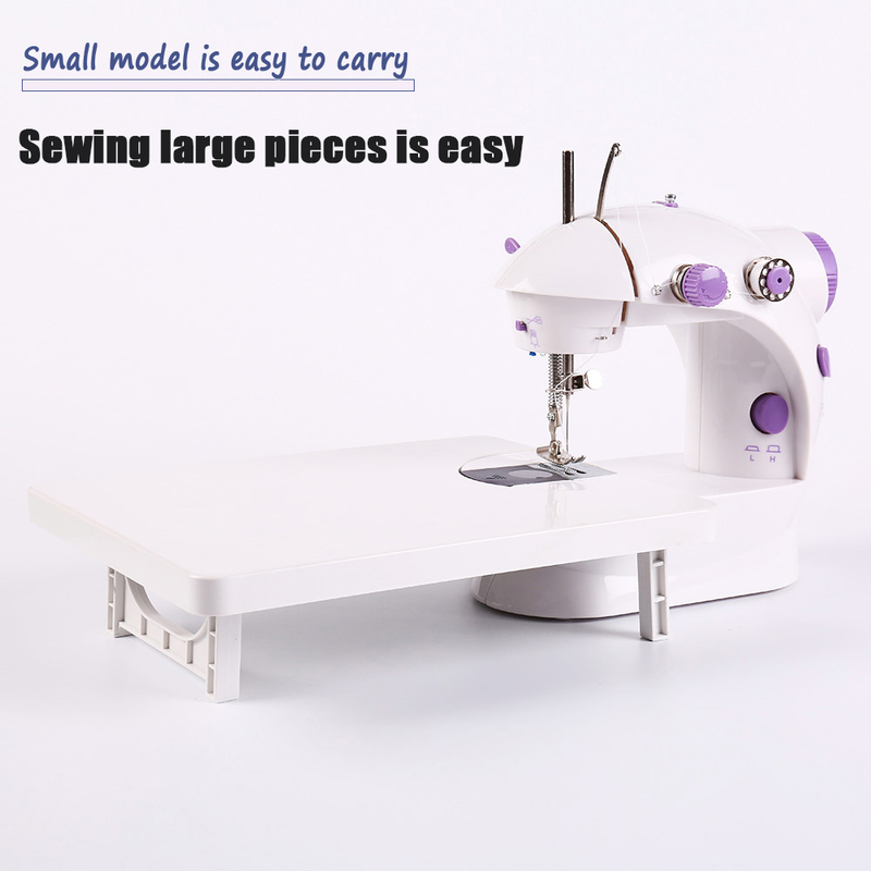 INNE Symaskine Bærbar Mini Desktop Fodpedal Natlampe Husholdnings Lige Linje Cutter Automatisk Oprulning Reparation Med Bord_voghion.com