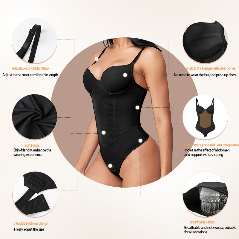 Lifter Strings Butt Shaper För Kvinnor Sexig Seamless Push Up Vadderade Bodys Underkläder COMFREE Midja Slimming Co_voghion.com