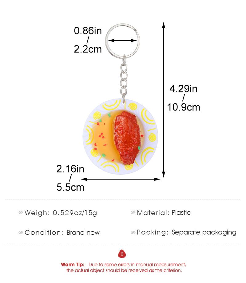 1 Set 1 Pair Cute Saturday Donuts Poached Egg Stoving Varnish Plastic Resin Drop Earrings_voghion.com