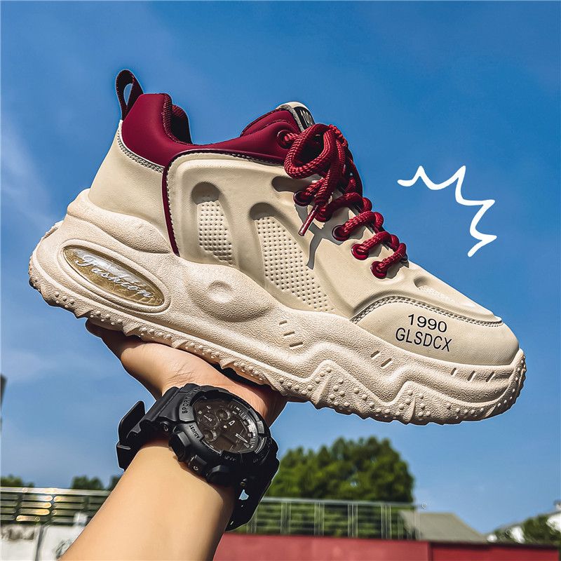 2024 Herbst Neue Koreanische Stil Papa männer Sport Dicke Sohle Trendy Schuhe Sonder Angebot_voghion.com