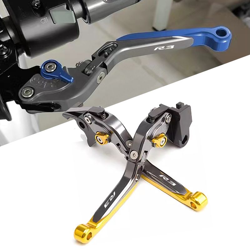 YZF R3 YZFR3 YZF-R3 Új motorkerékpár alkatrészek CNC 6 sebességes állítható behúzható összecsukható fékkuplungkar_voghion.com