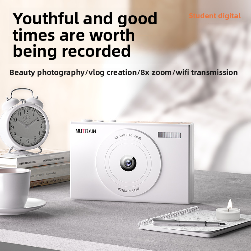 Mutrain Student HD Travel Digital CCD Camera Card Machine Beginner Micro Single T10_voghion.com