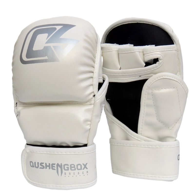Guanti MMA professionali, set di mezze dita ispessite, set di boxe per allenamento Sanda Muay Thai per bambini e adulti_voghion.com