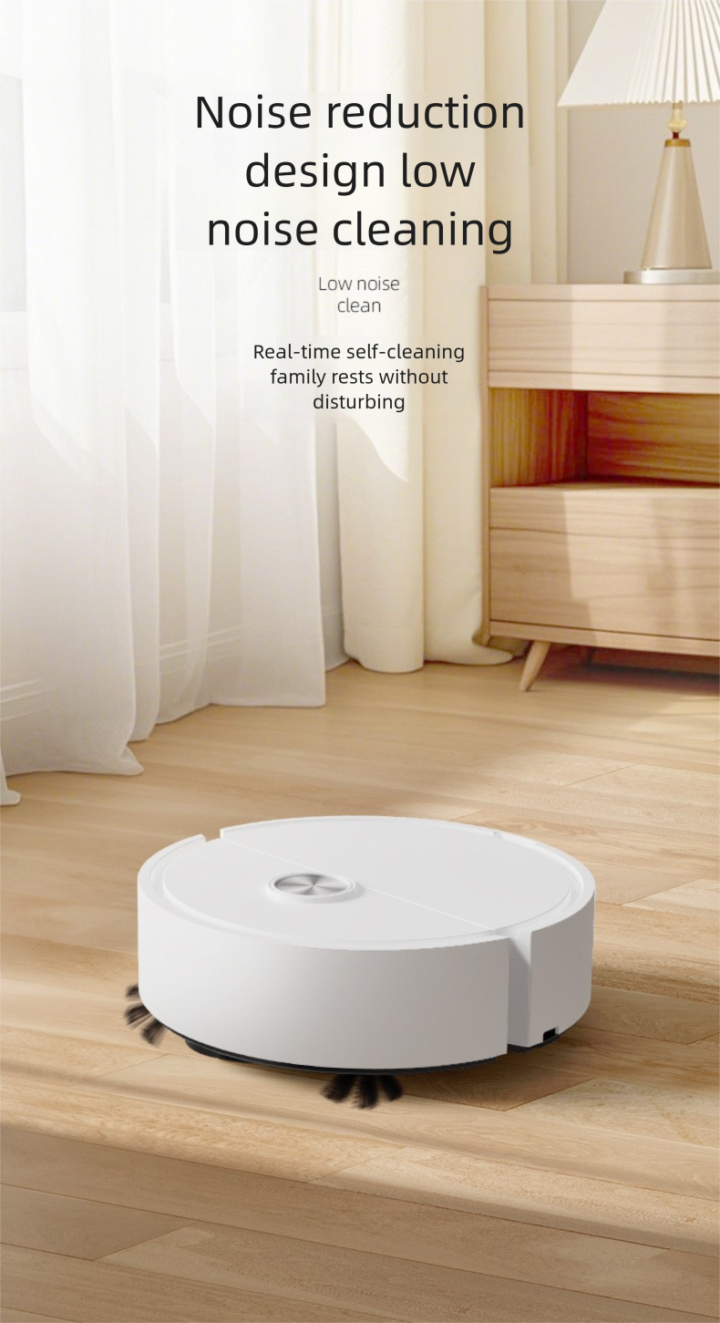 Robot aspirador de seguridad - Monitoreo del hogar con cámara | Límites virtuales | Limpieza de patrullaje controlada por app_voghion.com