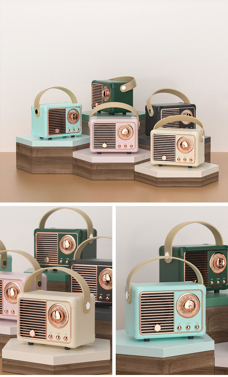 Nieuwe Bluetooth-luidspreker, mini draagbare audiokaart, radio, draadloze computer, slim cadeau_voghion.com