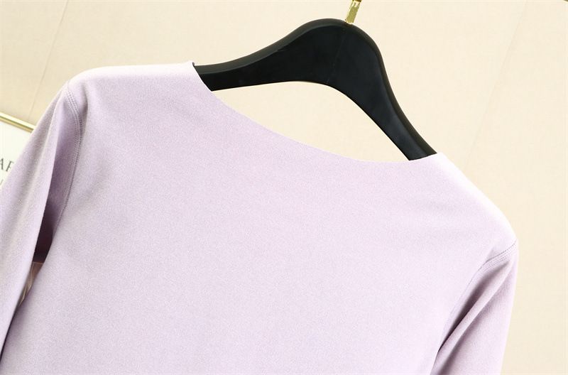 Cappotto autunnale e invernale in velluto spazzolato double face senza cuciture, caldo e riscaldante, con scollo rotondo, nuovo in Germania, con vestibilità attillata_voghion.com