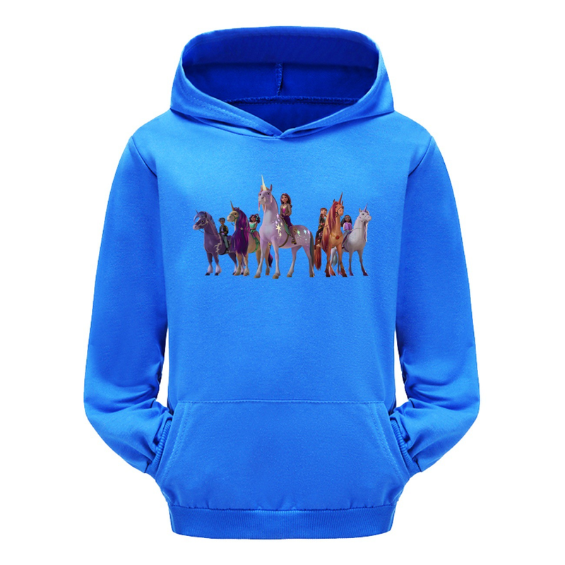Felpa con cappuccio Academy Unicorn Bag per ragazzi e ragazze Maglione con cappuccio 3024_voghion.com