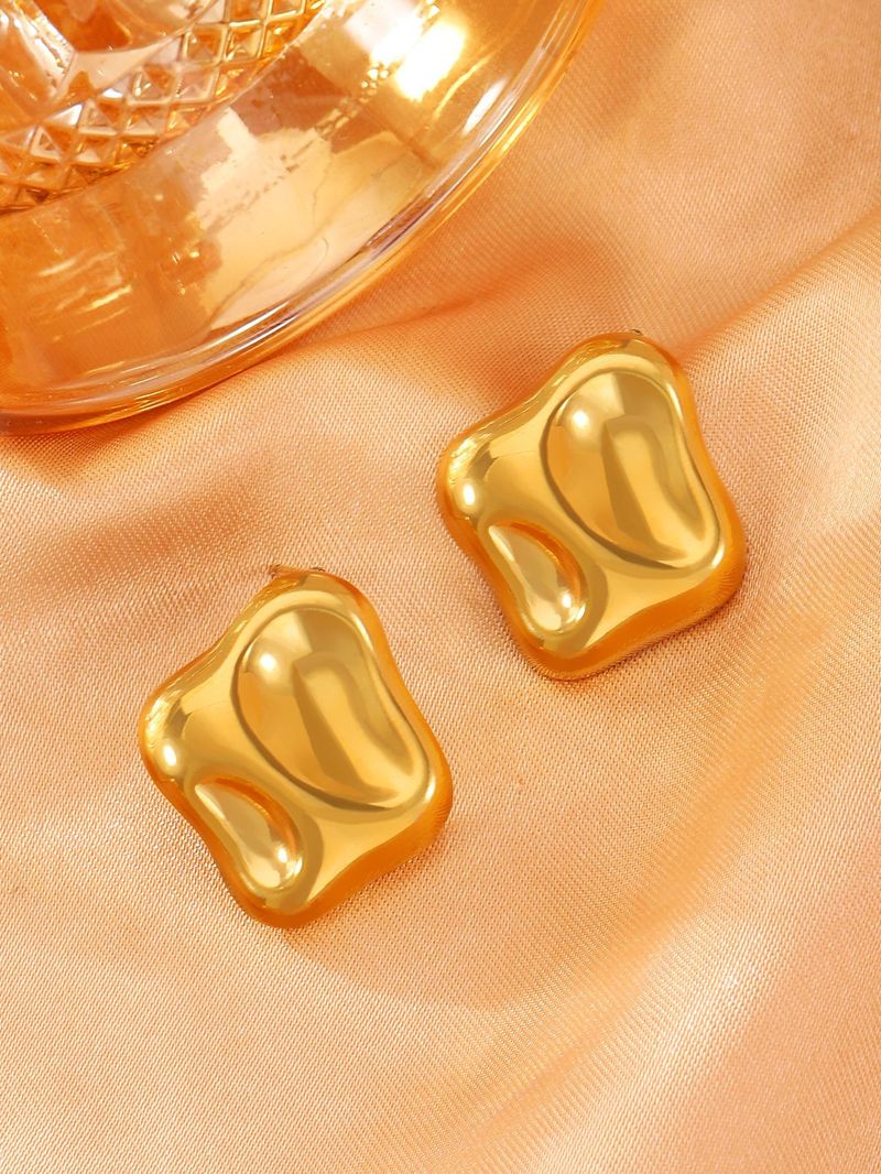 orecchini d'amore in acciaio al titanio goccia d'acqua orecchini ovali a forma di cuore di pesca orecchini in acciaio inossidabile_voghion.com