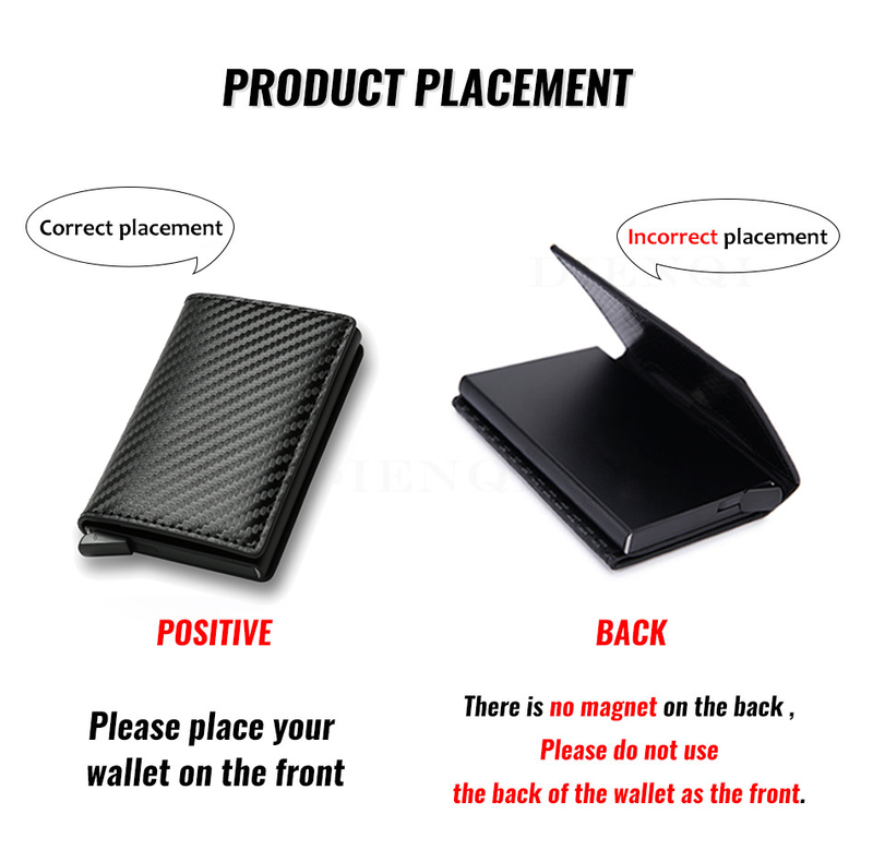Kohlefaser-Kartenhalter-Geldbörsen für Herren, RFID-schwarz, magisches Trifold-Leder, schlanke Mini-Geldbörse, kleine Geldtasche, männliche Geldbörsen_voghion.com