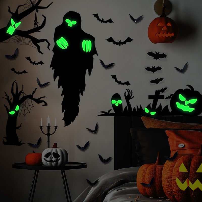 Aufkleber Halloween Blut Handabdruck Fußabdrücke Dekorative Wandaufkleber Fensteraufkleber Wohnzimmer Schlafzimmer Hintergrund Home Dekoration Aufkleber_voghion.com